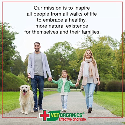 Vet Organics EcoBug All-Natural Aromatic Spray for Dogs - The Naturally-Based Aromatic Formula That Fleas and Ticks Hate! 8 oz.