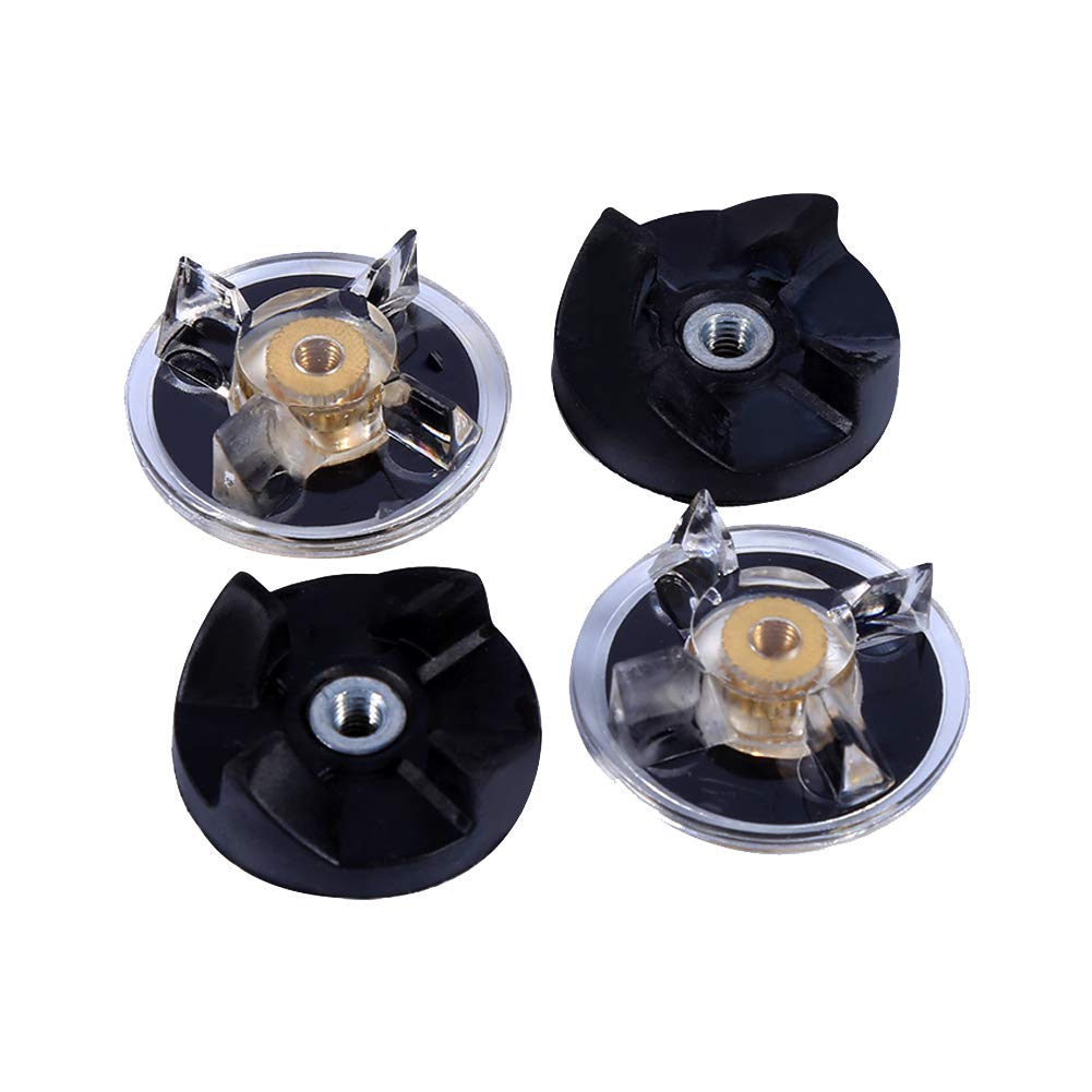 2 Base Gear+2 Rubber Blade Gears Spare Blender Replacement Parts Mixer Accessories, for Magic Bullet 250W Juicer