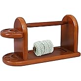 RoseFlower Wooden Yarn Holder Dispenser for Crocheting, Yarn Ball Holder for Knitting, Wood Yarn Holder,Thread Holder,Knittin
