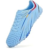 DEORUMN Indoor Soccer Shoes Mens Womens Futsal Shoes Turf Soccer Shoes