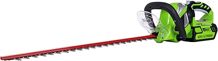 lynxx 40v lithium cordless hedge trimmer