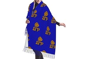 JIW Iaa Women Scarf Sorority Paraphernalia Gifts for Women Wrap Shawl With Tassel