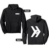 Official Smosh Logo Hoodie - Logo in White Pullover Hoodie