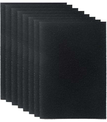 Replacement Carbon Filter For Hooded Cat Litter Box - 16x16cm Odor Control Filter (Cut To Fit)