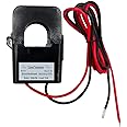 AC Current Sensor Transformer, Core Current Transformer Coil Sensor for 50A Amp Energy Meter
