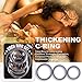 Silicone Cock Ring Penis Ring for Men Stronger Erections, Super Soft Dick Loops Set for Couples Lover Extra Stimulation Sex Toy Sexual Gift (3 in 1 - Grey)