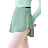 Daydance Girls Women Pull On Ballet Skirt Elastic Mini Skirt for Dancing