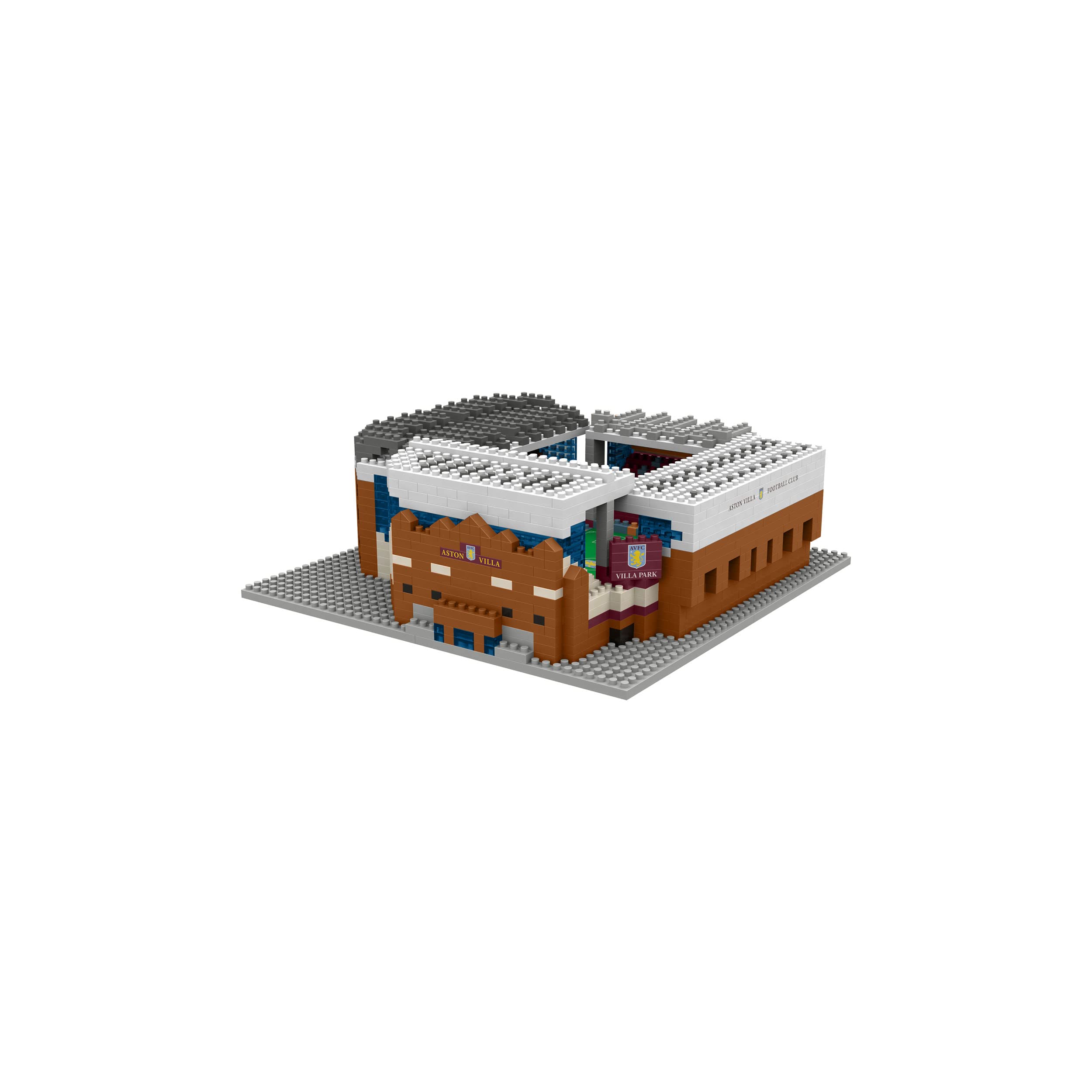 FOCO Officially Licensed Aston Villa FC Villa Park 3D Bricks Mini BRXLZ Football Stadium Construction Set - Premier League Model - 1,426 Pieces - Ages 12+ - Sports Merchandise — image 1