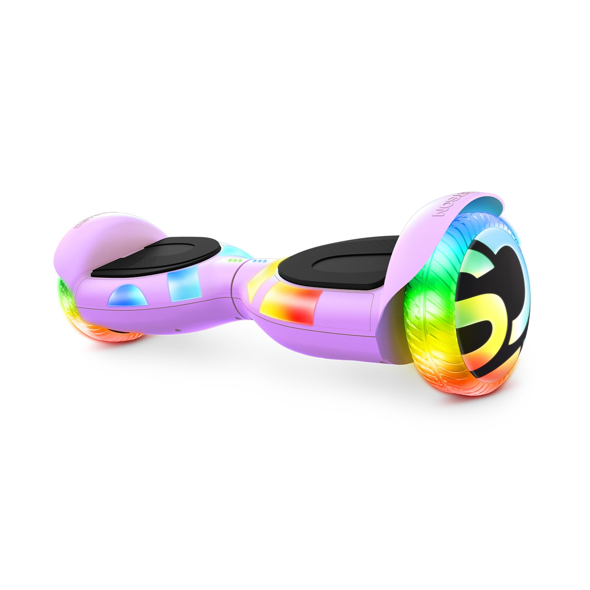 Photo 1 of **NOT IN ORIGINAL BOX**Jetson Litho X Hoverboard, Active Balance Technology, 500-Watt Motor, Up To 10 mph, Range of Up to 10 Miles, 3 Speed Modes, Illuminated Rims, Light-Up Body, Ages 12+, Gray, JLITHX-PUR