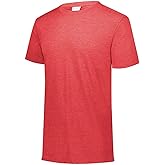 Augusta Sportswear Tri-Blend T-Shirt, Red Heather, 3XL