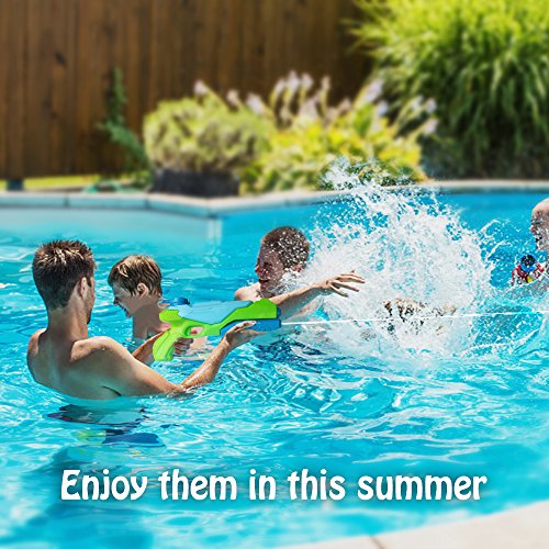 MINGKIDS Super Soaker Water Guns,Water Pistol Squirt Gun Water Blaster 2 Pack, Large Capacity Squirt Gun- Game Fun Far Range Party Favor Toy for Kids and Adults