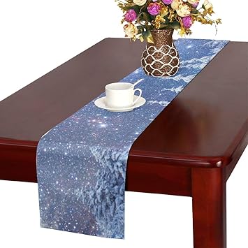 Amazon Com Wutmving Dairy Star Trek Winter Woods Table Runner