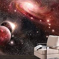 Wall Mural The Beautiful Space World Removable Self-Adhesive Wallpaper Wall Decoration for Bedroom Living Room - 66x96 inches