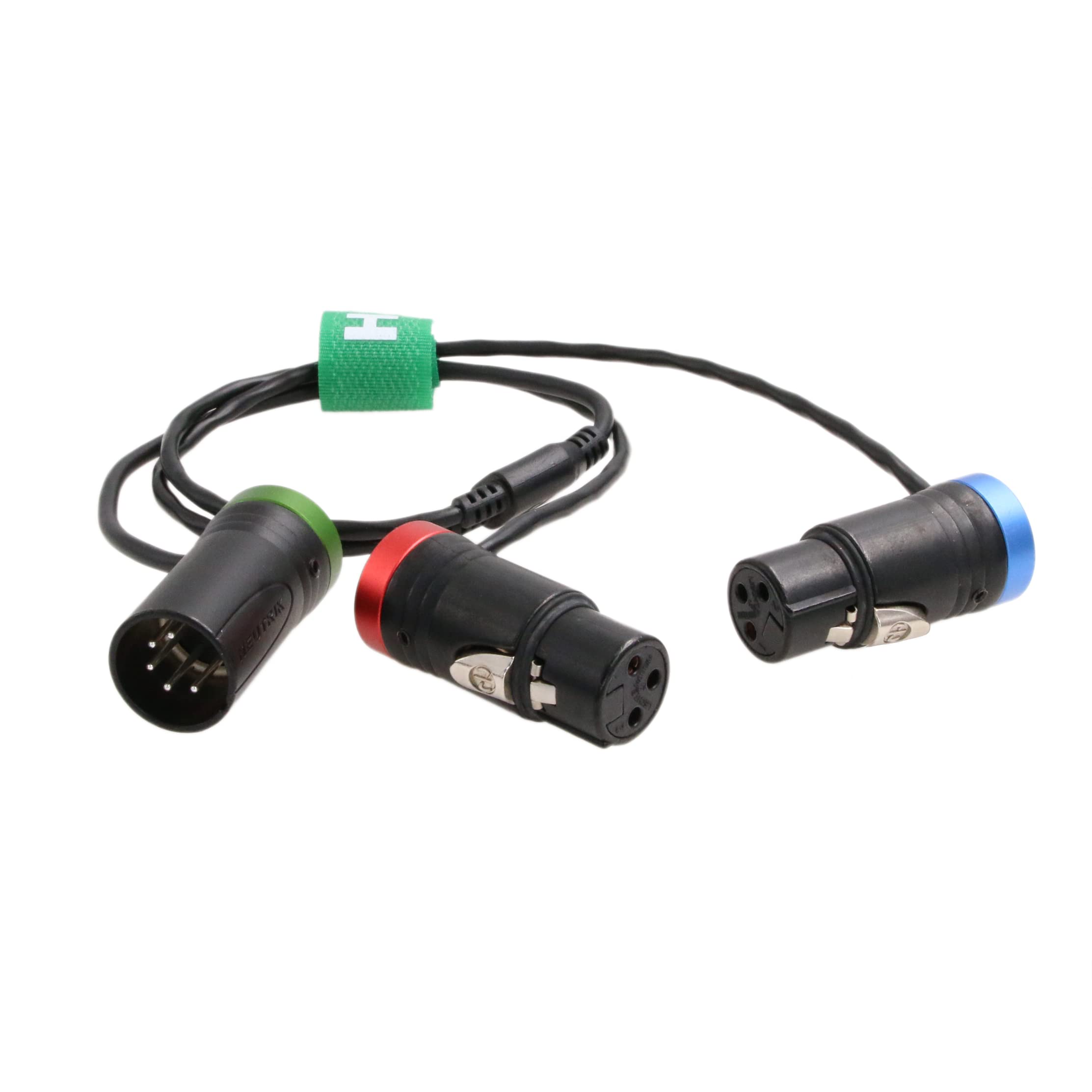 HangTon XLR 5 Pin Audio Y Cable for Microphone Recorder to Sony Venice ARRI Alexa LF SXT Amira Varicam Camera 2 XLR3F Low-Profile 50cm