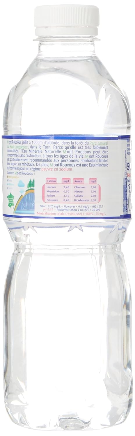 Mont Roucous Mont Roucous Natural Mineral Water Pack Of 6 X