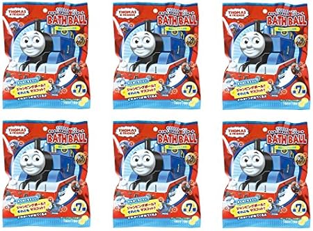 Amazon ６個セット きかんしゃトーマス 入浴剤 きらめくなかまたち バスボール おまけ付き グレープフルーツの香り Ob Tob 3 1 ノルコーポレーション 粉末入浴剤 バスソルト 通販
