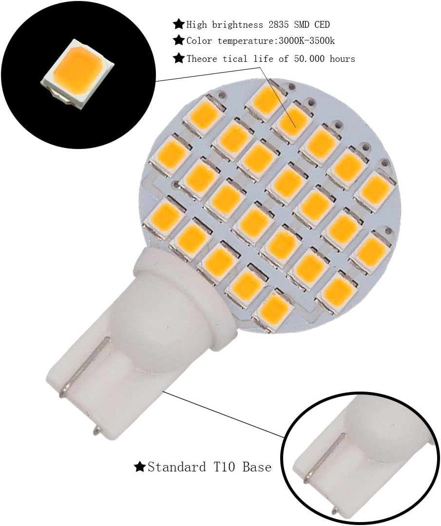 Lighting Components GRV T10 Wedge 921 C921 194 242835 SMD LED Bulb