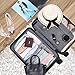 GoPenguin 20 Inch Hardside Carry On Luggage with Spinner Wheels, Travel Lightweight PC Hardshell Suitcase with TSA Lock Gray