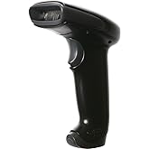 Honeywell 1300G-2 Hyperion 1300g Linear Imaging Scanner for 1D Barcode, RS232/USB/KBW/IBM, Black