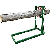 TORNWELL Log Holder Stand for Cutting Firewood, Heavy-Duty Steel Sawhorse with Self-Gripping Swing Arms, Hands-Free Wood Cutting Support for Chainsaw Use