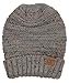 Funky Junque Oversized Beanie - Dove Grey (Confetti)