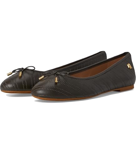 Amazon.com | Lauren Ralph Lauren Jayna Ballet Flat, DEEP Saddle