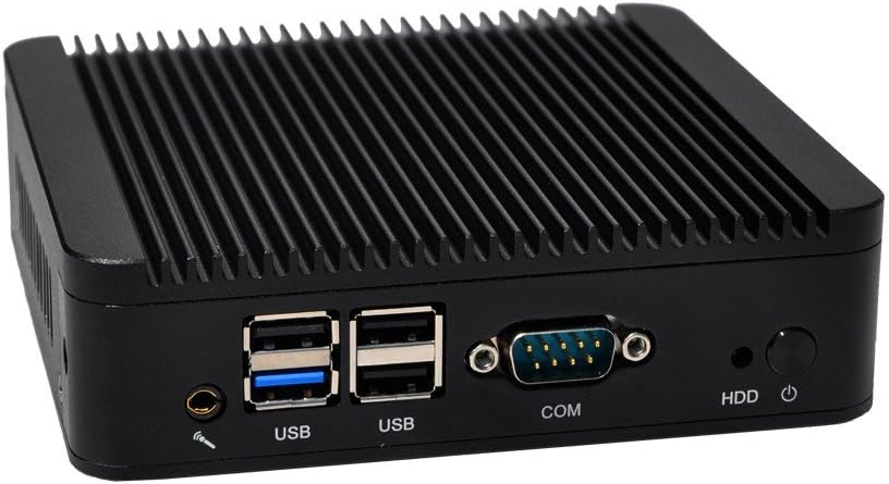 New pc Qotom-Q180N with celeron J1800 up to 2.58 GHz 2G ram 32G SSD 1080P for office no noise desktop computer