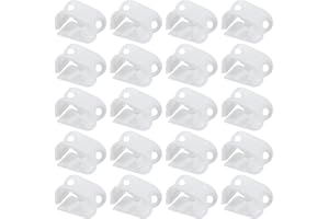 PATIKIL 20 Pack Plastic Tubing Clamps, 1/8"-1/4" Adjustable Tube Clamp Laboratory Pinch Valve Flow Control Hose Clamp for Hos