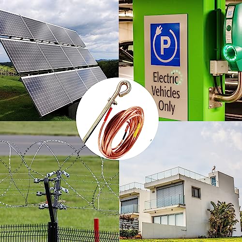 Grounding Rod, Portable Ground Rod For Signal Tower Fence, Lightning Strike Electrode Earthing