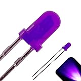 3mm Round Top Diffused UV/Purple LED - Ultra Bright