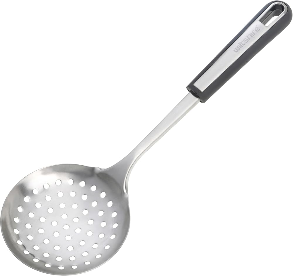 Wiltshire Aspire Skimmer Stainless Steel Food Strainer and Server 35x11.5x3.5cm