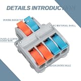 Innfeeltech SPL-42 2 In 4 Out Terminal Block 10 Pcs Cable Connector view 4