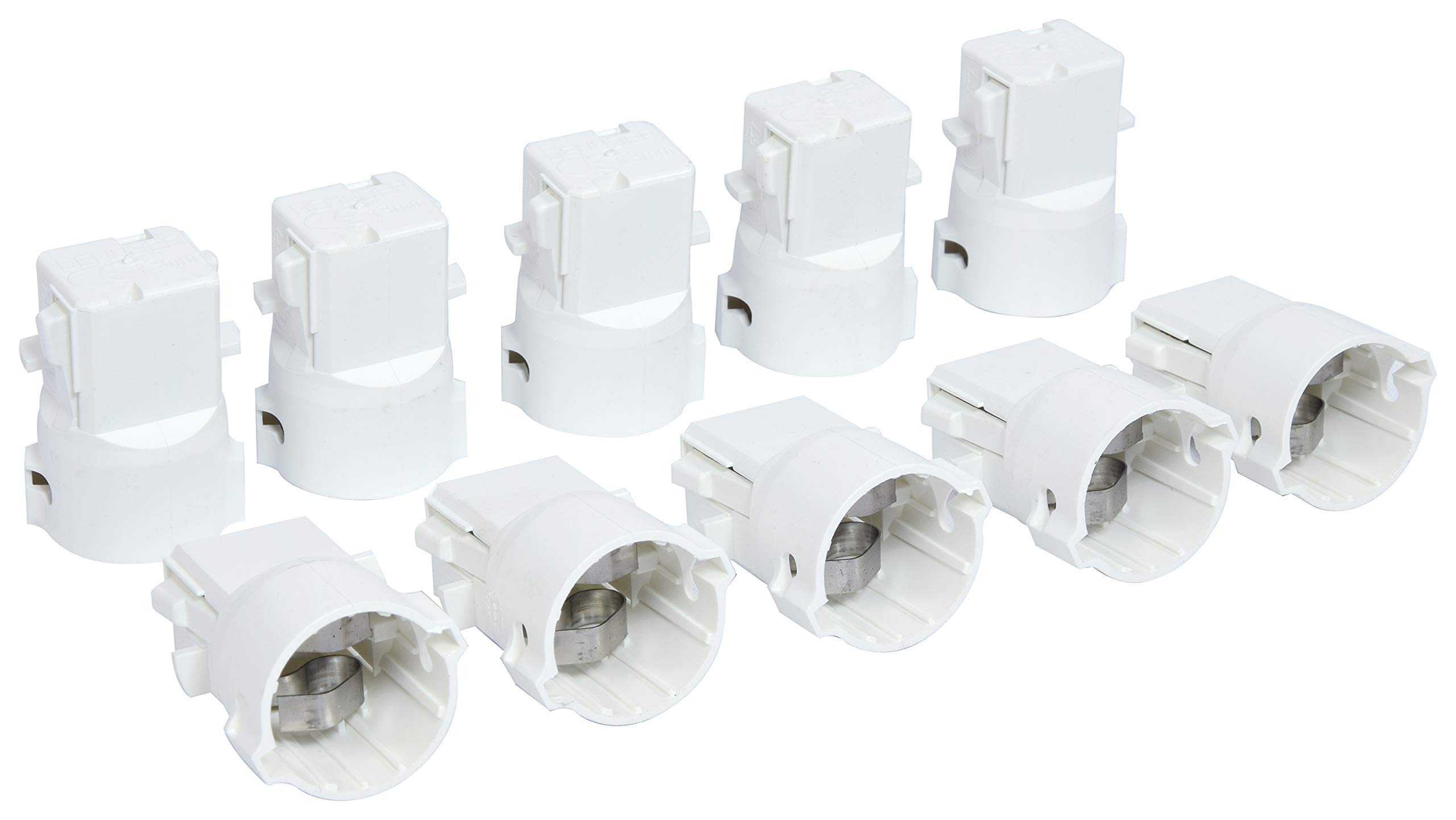 Gefom 66161 10 x B22 Quick Connect Sockets White