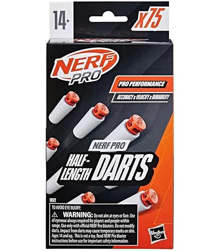 Zuru X-Shot Pro Series – Lot De 100 Fléchettes Demi-Longueur Air Pocket – Recharges Pour Blasters, Portée Jusqu’à 42,7 M