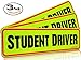 Bigtime Designs SD10 New Student Driver Magnet Car Signs for The Novice or Beginner, Better Than a Decal or Bumper Sticker Reflective Magnetic, Large, 12