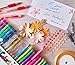 Amzing Colors Glitter Metallic Pastel and Neon Coloring Pens Set with Drawing ebook (Pack of 24)