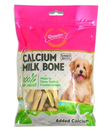 Gnawlers Dog Treats 30 in 1 Calcium Milk Bones, 270 g (Pack of 5)