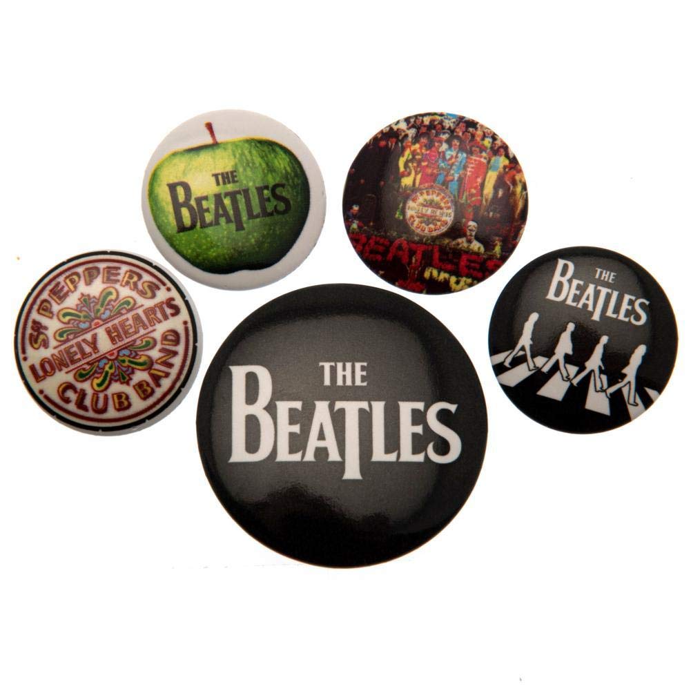 Pyramid International BP80476 The Beatles White Badge, Multi-Colour, 10 x 12.5 x 1.3 cm