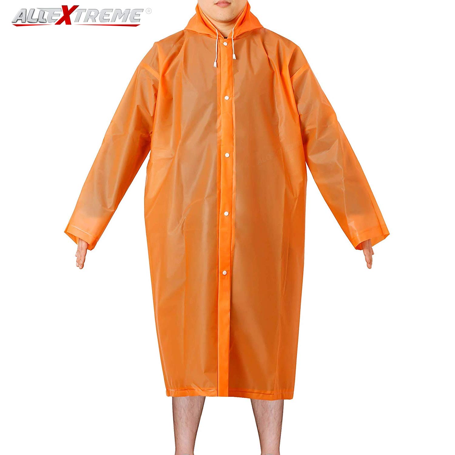 Rain Guard Emergency Rain Poncho with Hood Raincoat for Men Women One