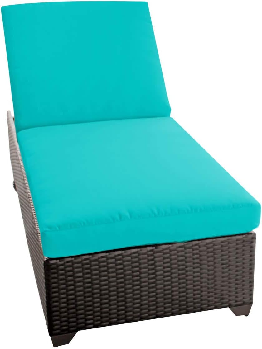 poolside chaise lounge chairs on Delacora Classic 1x Aruba Traditions Aluminum Framed Outdoor Chaise Lounge Chair Patio Furniture Accessories Patio Seating