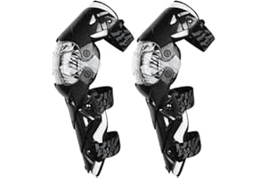 Tempsnow Knee and Shin Guards Motorcycle Protective Gear for Adults Hard Collision Avoidance Motocross Racing Knee Protector Shin Guards Motorbike Knee Guards Shin Protector