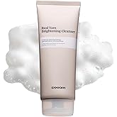 DEEOM Real Yam Brightening Cleanser, Gentle Foaming Face Wash for Sensitive Skin with Rice Water, Hydrating & Deep Pore Cleansing, Korean Skincare, 6.76 oz