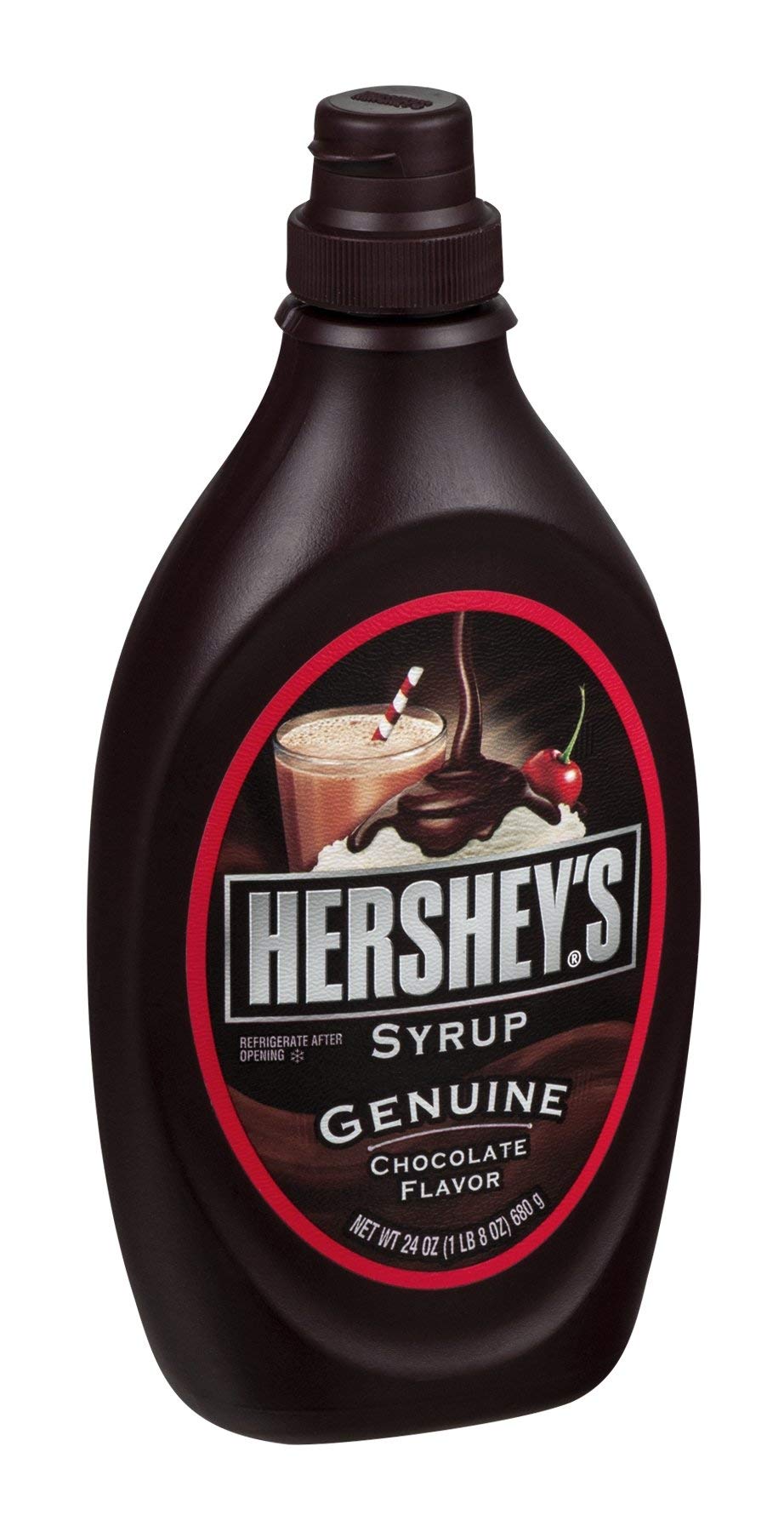 Hershey's, Genuine Chocolate Syrup, 24 Ounce Bottle (Pack of 3