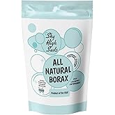 Sky High Suds All-Natural Borax Powder, 2 lb, Laundry Booster, Made in USA | One 32 oz resealable bag for laundry boosting and compatible household-cleaning recipes.