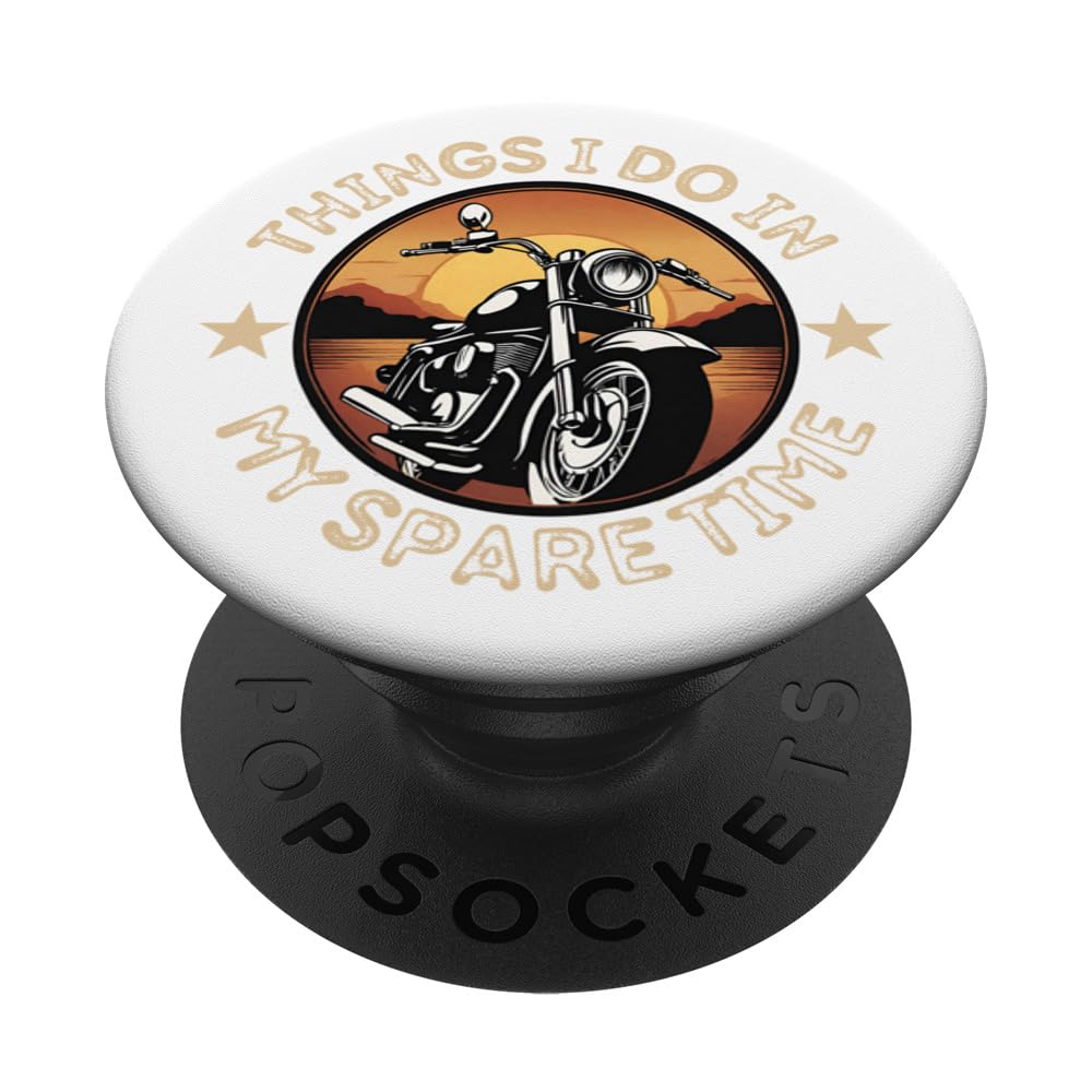 Motorbike: Things I Do In My Spare Time PopSockets Swappable PopGrip