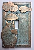 My Neighbor Totoro Light Switch Cover (Aged Patina)