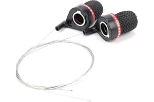 Akozon Mountain Bike Speed Shifter, Derailleur Handle Twist Grip Gear Transmission - Suitable for Supercycle Impulse 20, Twis