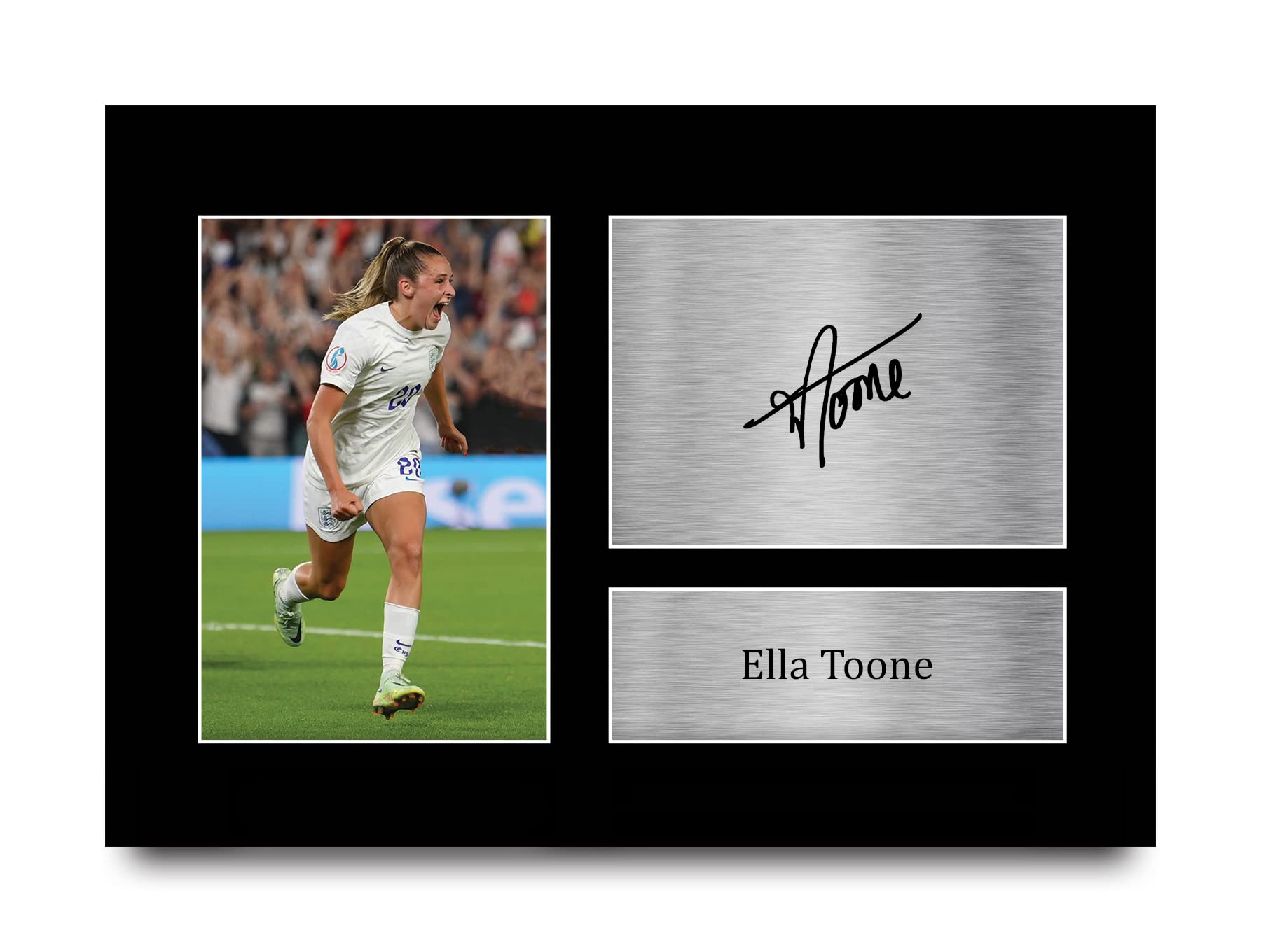 HWC Trading A4 Ella Toone Womens England Gifts Printed Signed Autograph Picture for Football Fans and Supporters - A4