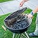 BBQ Dragon Grill Brush and Scraper – Heavy Duty BBQ Cleaner with Replaceable Head and Coal Rake – Stainless Steel Bristle Free Tool for Weber, Cast Iron, and Outdoor Barbecue Cleaning