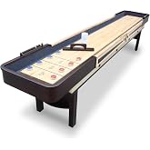 Hathaway Merlot 12-Ft Shuffleboard Game Table - Espresso Finish
